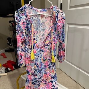 Lilly Pulitzer Multicolor Dress with Yellow Accents